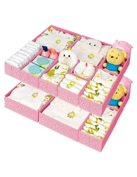 Organizador de Cajones Easortm 18 Piezas Rosa Barbie Organizador de Cajones Easortm 18 Piezas Rosa Barbie
