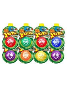 Yo-Yo Clásico JA-RU Paquete de 8 Colores Asortidos