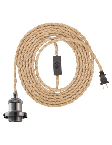 Kit de Luz Colgante Vintage Industrial GNOLAK 4.7m E26