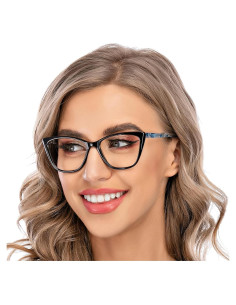 Gafas de Lectura AQWANO Ojo de Gato 1.5x Anti Luz Azul