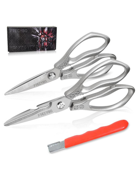 Tijeras de Cocina FTECYBO Acero Inoxidable Paquete de 2 Tijeras de Cocina FTECYBO Acero Inoxidable Paquete de 2