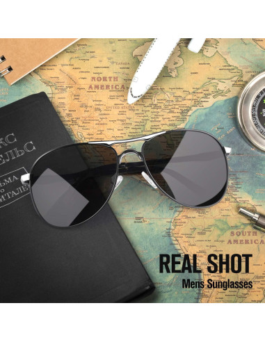 Gafas de Sol GQUEEN Polarizadas UV400 Estilo Militar