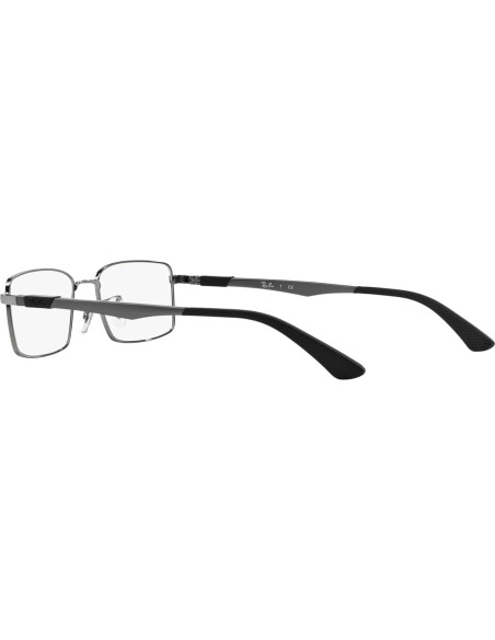 Gafas de Prescripción Ray-Ban Rx6275 Montura Rectangular Metal Gris Gafas de Prescripción Ray-Ban Rx6275 Montura Rectangular Metal Gris
