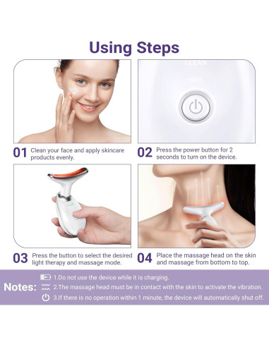 Masajeador Facial KYOTTANI AST-300A 3 Modos y Vibración