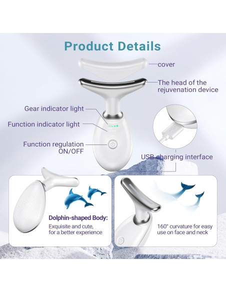 Masajeador Facial KYOTTANI AST-300A 3 Modos y Vibración Masajeador Facial KYOTTANI AST-300A 3 Modos y Vibración
