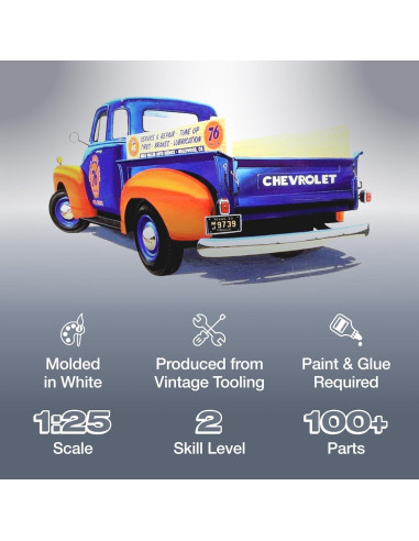 Kit Modelo 1950 Chevy Pickup Union 76 Escala 1:25