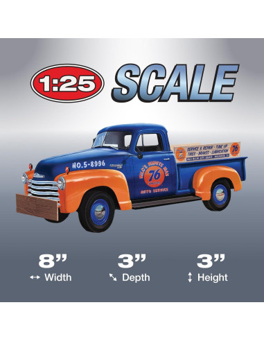 Kit Modelo 1950 Chevy Pickup Union 76 Escala 1:25