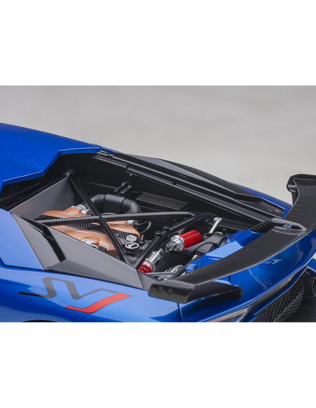 Lambo SVJ Azul Nethuns 1/18 Autoart Modelo Detallado Lambo SVJ Azul Nethuns 1/18 Autoart Modelo Detallado