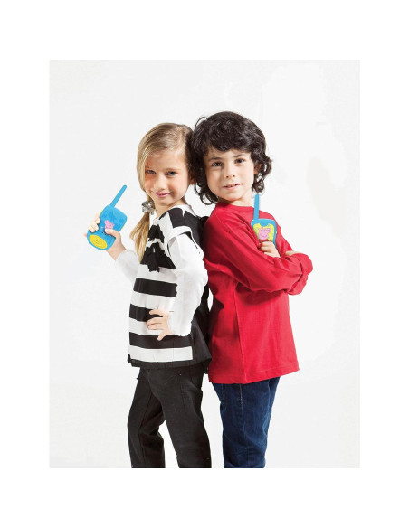 Walkie Talkies Peppa Pig Lexibook 120m Azul para Niños Walkie Talkies Peppa Pig Lexibook 120m Azul para Niños