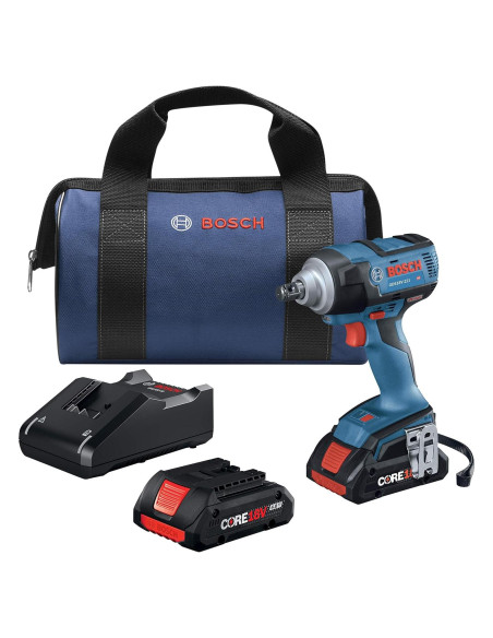 Llave de Impacto Bosch GDS18V-221B25 18V 299.5 Nm con 2 Baterías Llave de Impacto Bosch GDS18V-221B25 18V 299.5 Nm con 2 Baterías
