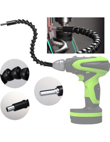Juego de Extensión de Brocas Flexibles YENJO 21 Piezas