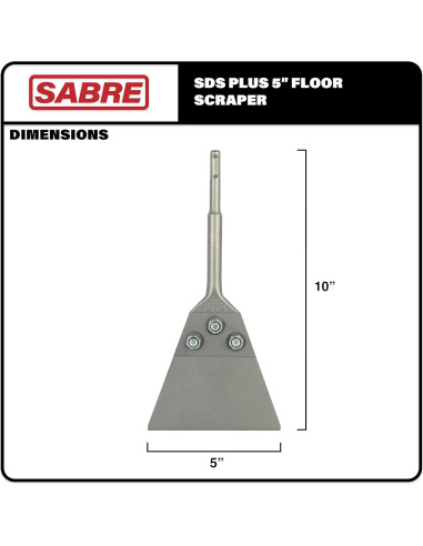 Raspadora de Piso SDS Plus Sabre Tools 5" Acero Duro
