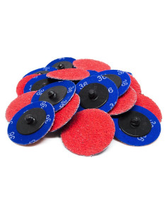 Discos de Lijado Cerámicos 2" Benchmark Abrasives 24 Grano - Paquete de 25
