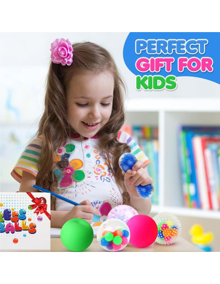 Set de 6 Pelotas Antiestrés Lemostaar para Adultos y Niños Set de 6 Pelotas Antiestrés Lemostaar para Adultos y Niños