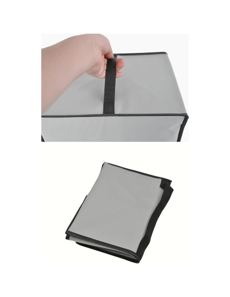 Funda de Nylon Resistente al Agua Ninja SP151 - Gris Plateado Funda de Nylon Resistente al Agua Ninja SP151 - Gris Plateado