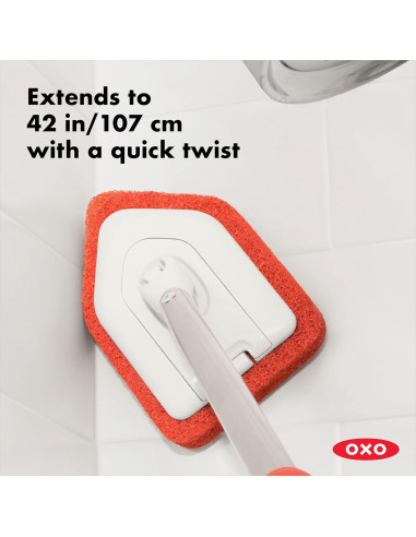 Limpiador Extensible OXO Good Grips para Baño 106,68 cm