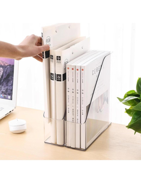 Organizador de Archivos Vertical WOOPSOO Claro 22.5x22.5 cm Organizador de Archivos Vertical WOOPSOO Claro 22.5x22.5 cm