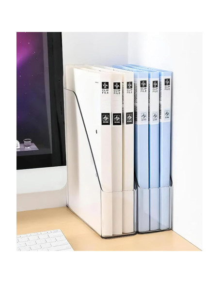 Organizador de Archivos Vertical WOOPSOO Claro 22.5x22.5 cm Organizador de Archivos Vertical WOOPSOO Claro 22.5x22.5 cm