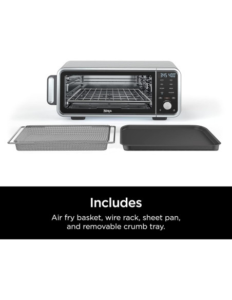 Horno Digital de Aire Fry Ninja SP201 8-en-1 XL Plata Horno Digital de Aire Fry Ninja SP201 8-en-1 XL Plata