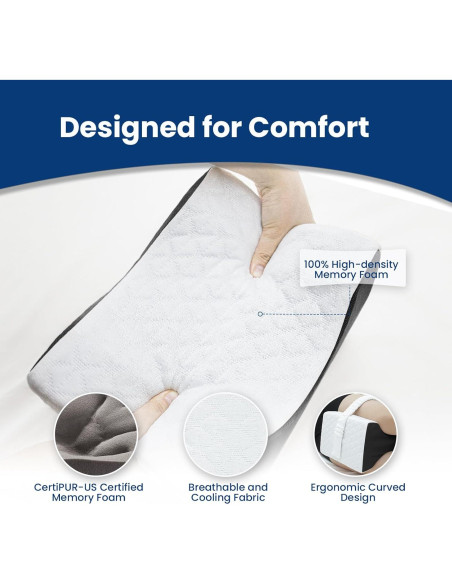 Almohada para Rodillas Kehangte Espuma Viscoelástica 27x20cm