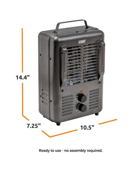 Calentador portátil eléctrico EZ-HEAT 1500W con termostato Calentador portátil eléctrico EZ-HEAT 1500W con termostato