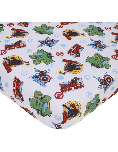Juego de Sábanas para Niños Los Vengadores NoJo 2 Piezas
