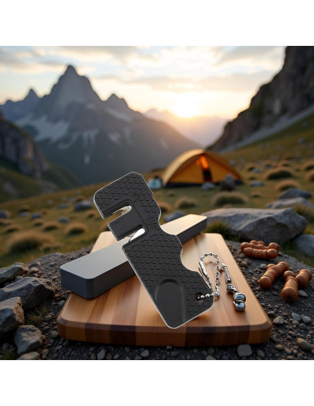 Afilador de cuchillos Enyolidimk mini portátil piedra afilar Afilador de cuchillos Enyolidimk mini portátil piedra afilar