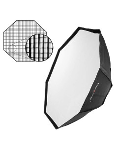 Softbox Fotodiox Pro 120cm con Difusor y Rejilla Eggcrate