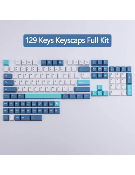 Set de Teclas Mecánicas Hyekit PBT 134 Teclas Cherry Set de Teclas Mecánicas Hyekit PBT 134 Teclas Cherry