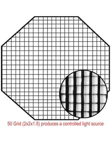 Softbox Fotodiox Pro 120cm con Difusor y Rejilla Eggcrate