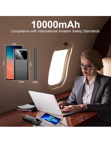 Cargador Portátil Power Bank 10000mAh 22.5W USB-C Shenzhen