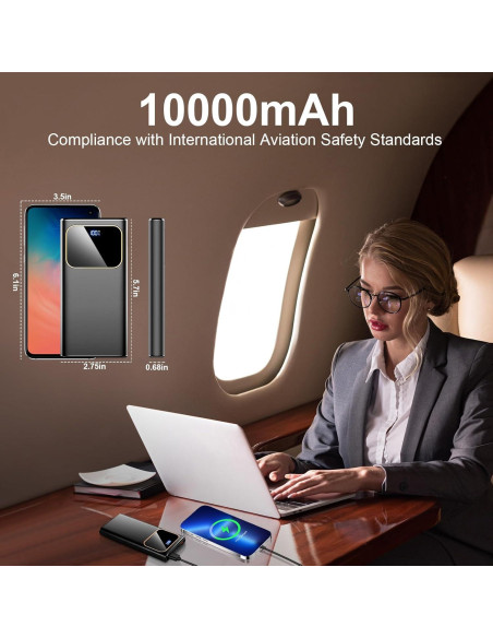 Cargador Portátil Power Bank 10000mAh 22.5W USB-C Shenzhen Cargador Portátil Power Bank 10000mAh 22.5W USB-C Shenzhen