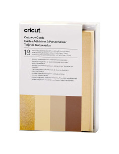 Cricut Cutaway Cards Neutros 18 unidades con sobres