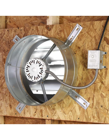 Ventilador de Ático Cool Attic CX1600 1600 CFM 4.5A Ventilador de Ático Cool Attic CX1600 1600 CFM 4.5A