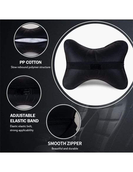 Almohadas de Cuello para Auto EING - 2 Piezas Transpirables Almohadas de Cuello para Auto EING - 2 Piezas Transpirables