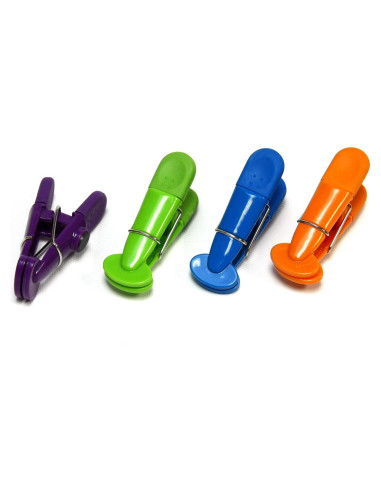 Juego de Clips Magnéticos Chef Craft 4 Piezas 17.78 cm Colores
