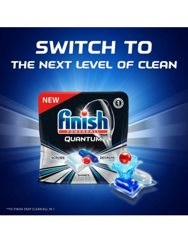 Finish Quantum Max 96 Tabletas Detergente Lavavajillas Original