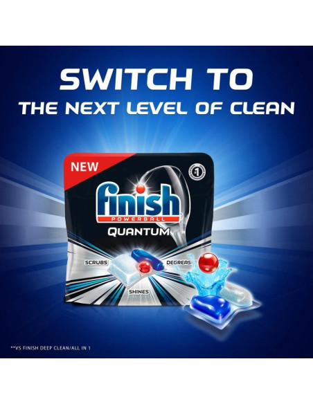 Finish Quantum Max 96 Tabletas Detergente Lavavajillas Original Finish Quantum Max 96 Tabletas Detergente Lavavajillas Original