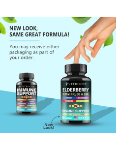 Suplemento Inmunológico Saúco Fresh Leaf 60 Cápsulas 2