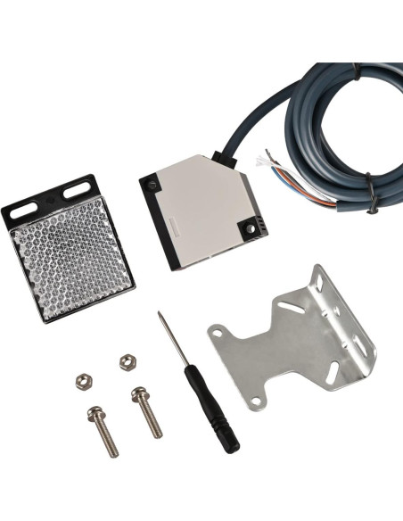 Sensor Fotoeléctrico Heschen E3JK-R4M2 AC90-250V 4m Reflexión Sensor Fotoeléctrico Heschen E3JK-R4M2 AC90-250V 4m Reflexión
