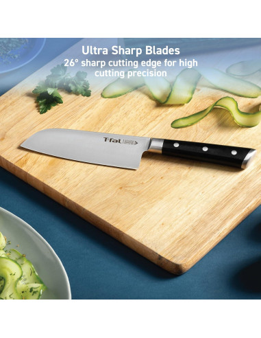 Set de Cuchillos de Cocina T-fal Ice Force 3 Piezas