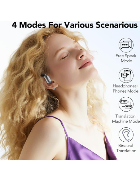 Auriculares Traductores MINISO X28 AI 135 Idiomas Bluetooth Auriculares Traductores MINISO X28 AI 135 Idiomas Bluetooth