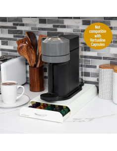 Organizador de Cápsulas Nespresso Mind Reader Blanco 50 Cáp. 2