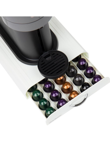 Organizador de Cápsulas Nespresso Mind Reader Blanco 50 Cáp.
