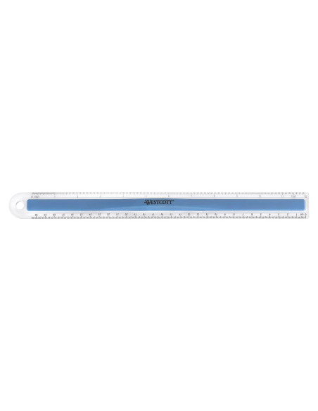 Regla de Plástico Westcott 30.48 cm con Agarre de Goma Regla de Plástico Westcott 30.48 cm con Agarre de Goma