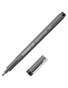 Rotulador Staedtler Pigment Liner 1.2 mm Negro 308
