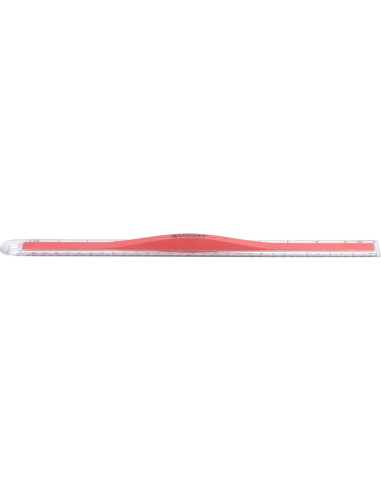 Regla de Plástico Westcott 30.48 cm con Agarre de Goma