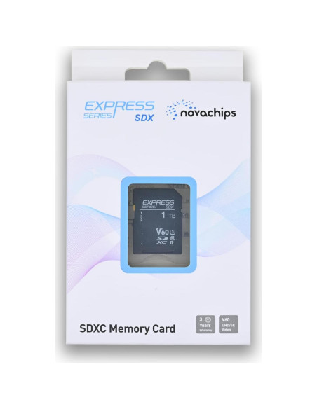 Tarjeta de Memoria SDXC 1TB Novachips V60 UHS-II para 4K Tarjeta de Memoria SDXC 1TB Novachips V60 UHS-II para 4K