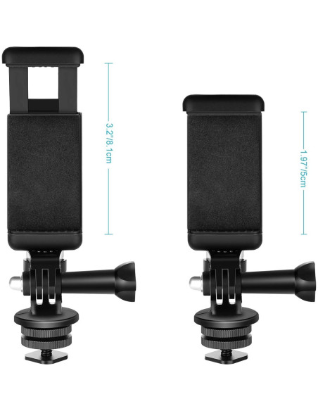 Soporte para Teléfono y Cámara NEEWER con Adaptador y Trípode Soporte para Teléfono y Cámara NEEWER con Adaptador y Trípode