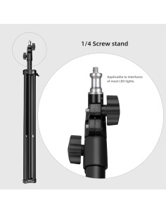 Trípode de Luz Yongnuo 190cm para Fotografía con Rosca 1/4" 2